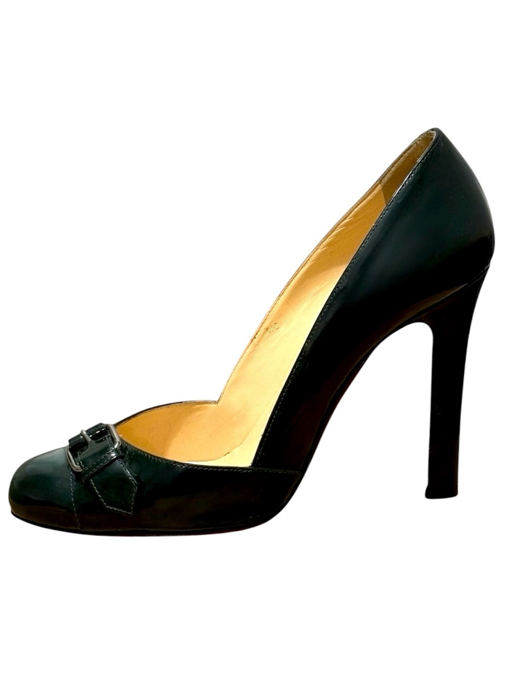 Christian Louboutin Patent Leather Buckle Pumps – Size 38 - Picture 4 of 8